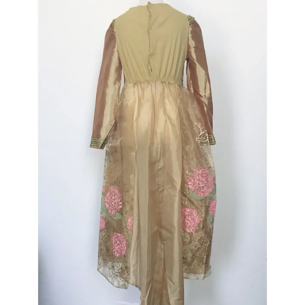 NEW Disney Girls 7/8 Maleficent Aurora Costume - Picture 4 of 5